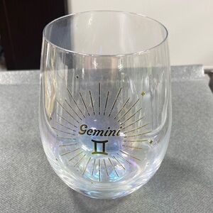 NWOT Gemini Zodiac Stemless Wine Glass